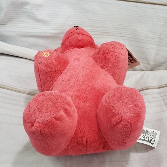 Vintage Gummy Bears Candy Red Bear 8 Inch Plush Candy Promo 2004 With Tag - Picture 5 of 10
